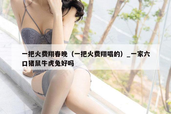 一把火费翔春晚（一把火费翔唱的）_新澳门六开彩资料大全网址